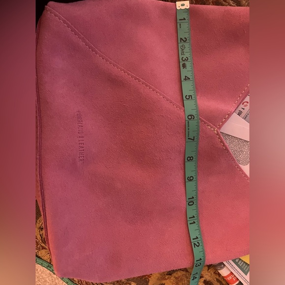 Portland Leather Naomi Shoulder Bag in
Suede. - Picture 7 of 8